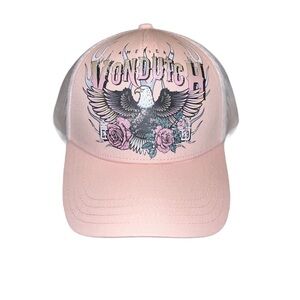 Von Dutch Eagle RP Pink White Trucker Hat Authentic New